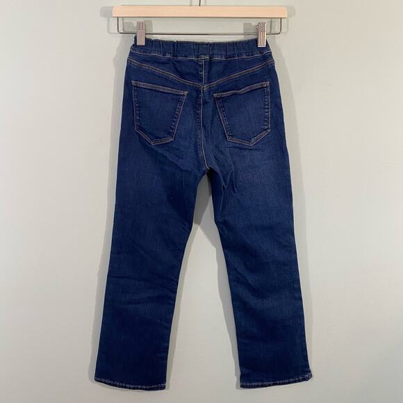 Uniqlo Girl's Blue Pull On Flared Jeans Size 11-12 - Picture 5 of 5